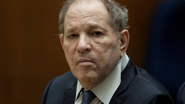 FILE PHOTO: Former film producer Harvey Weinstein appears in court in Los Angeles