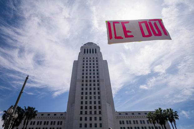 "No Kings" protest against U.S. President Donald Trump's administration policies in Los Angeles