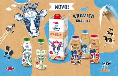Od 100% hrvatskog mlijeka: Novi proizvodi Kravica Kraljica