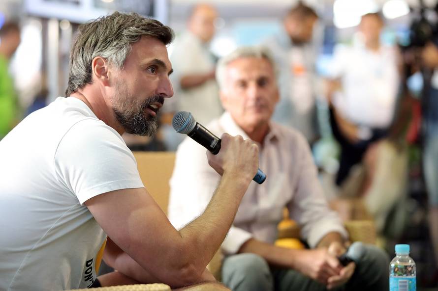 Umag: DruÅ¾enje s Goranom IvaniÅ¡eviÃ¦em i Goranom PrpiÃ¦em na  Open Umagu