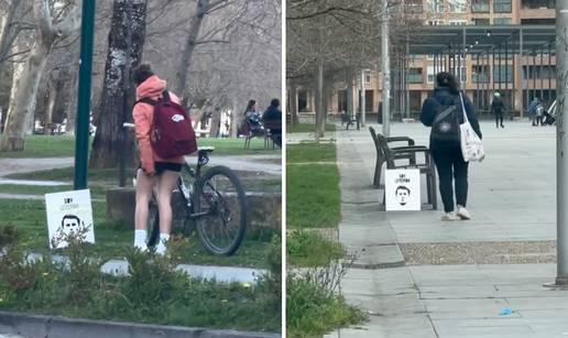 VIDEO Umjetnik ostavlja crteže Budimira u Pamploni, a navijači ih traže. Akcija postala pravi hit