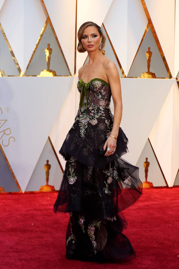 Georgina Chapman arrives at the 89th Academy Awards in Hollywood