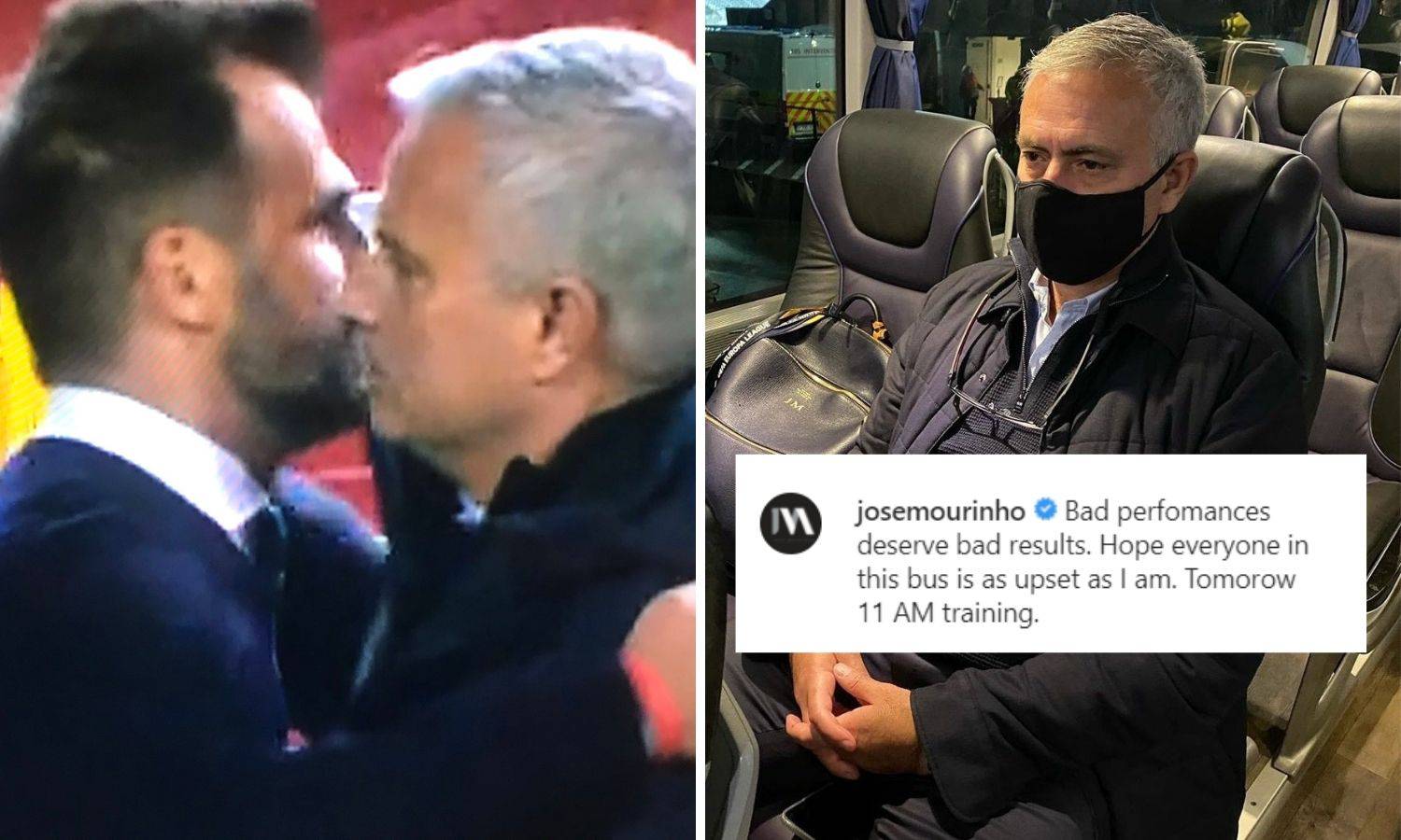 'Prezirem nogomet'! Mourinho i Ivan Leko u zagrljaju bez maski