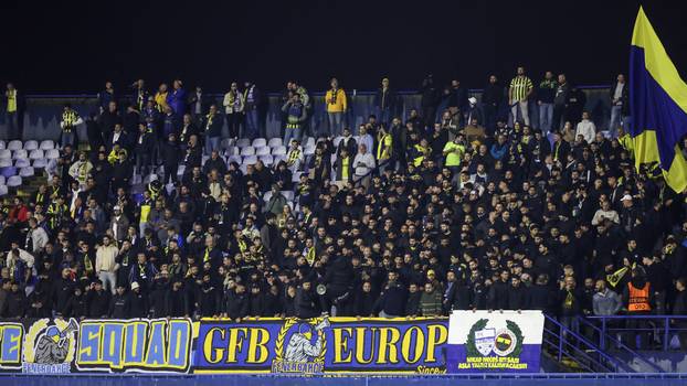 Zagreb: Navijači na utakmici 1. kola Europske lige između Dinama i Fenerbahcea