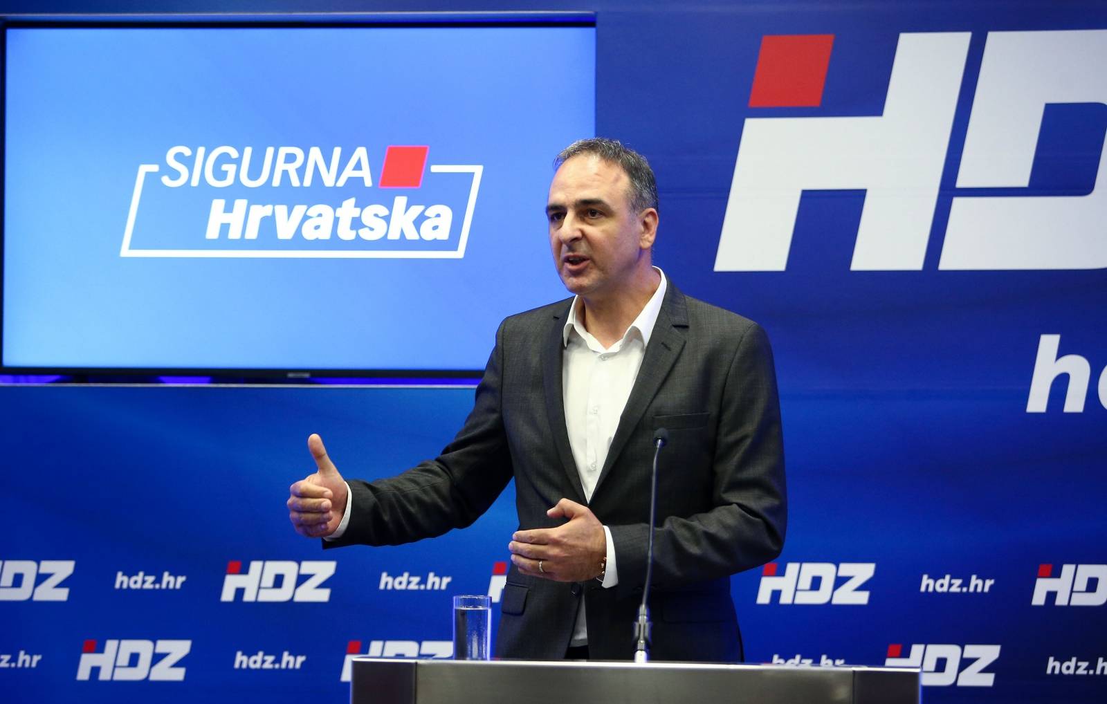 Zagreb: Predstavljanje kandidata na listi HDZ-a za I. izbornu jedinicu