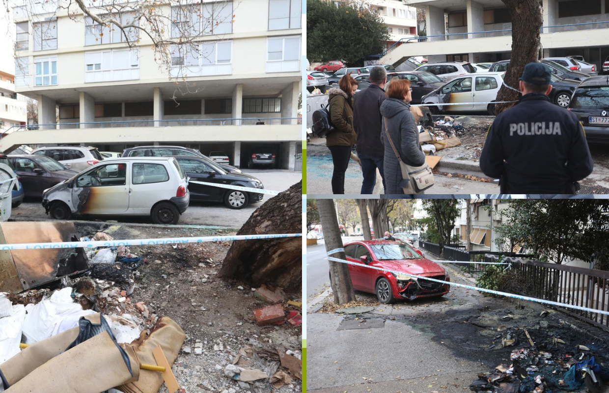 U Splitu gorjeli kontejneri, vatra je oštetila i tri automobila...