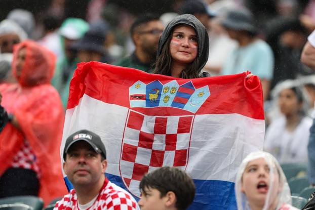 SP 2026 Philadelphia: Navijači na tribinama uoči utakmice Hrvatske i Gane