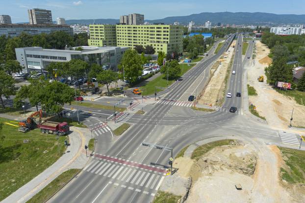 Zagreb: Radovi u Sarajevskoj snimljeni iz zraka