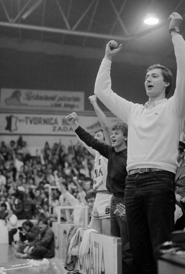 Druga utakmica finala play-offa Prvenstva Jugoslavije 1986. godine, KK Cibona - KK Zadar