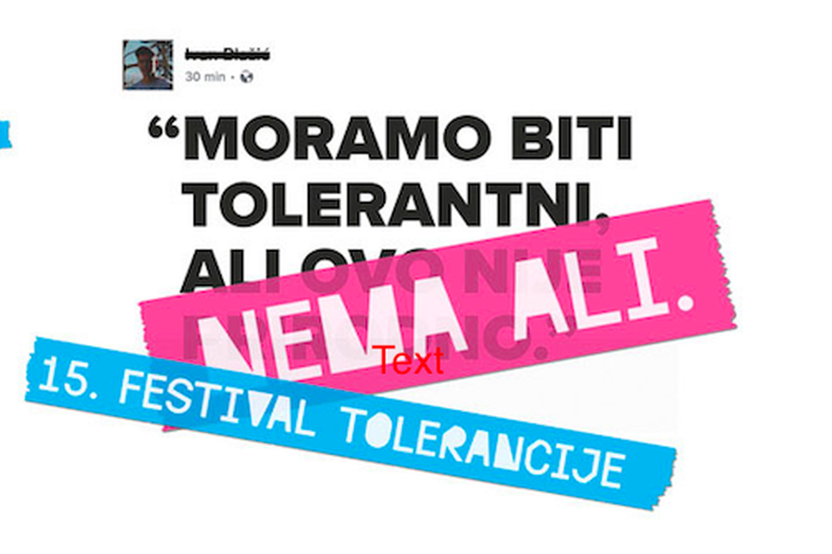 15. godina zagovaramo toleranciju, ali moramo biti ustrajni i dalje