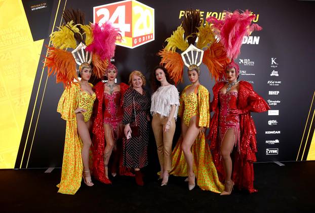 Zagreb: Dolazak uzvanika na proslavu 20. rođendana 24sata