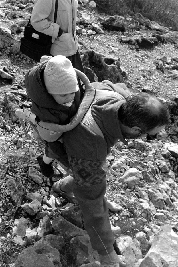 Podbrdo, mjesto ukazanja Gospe u Međugorju, 27.1.1991.
