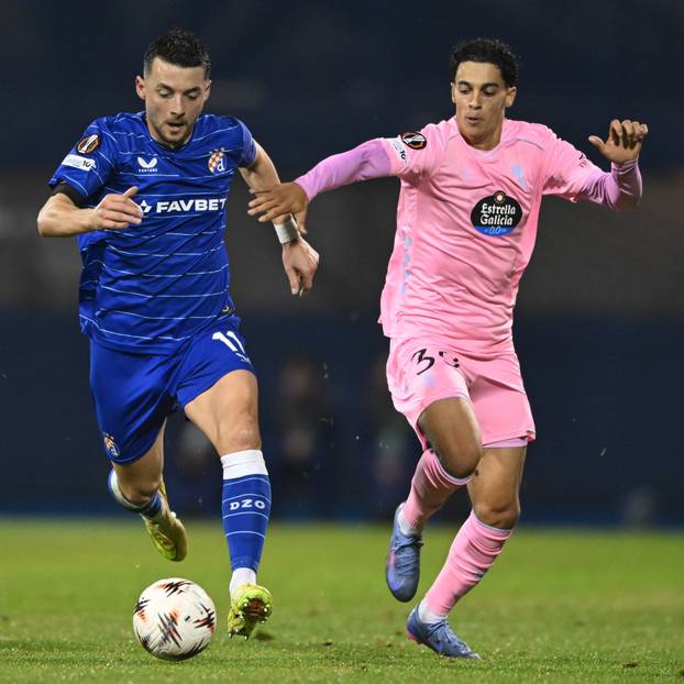 Zagreb: UEFA Europska liga, grupna faza, 4. kolo, GNK Dinamo - Celta Vigo