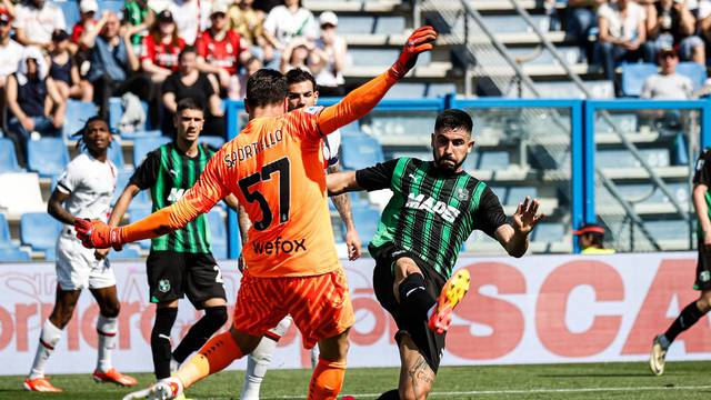 Italian soccer Serie A match - US Sassuolo vs AC Milan