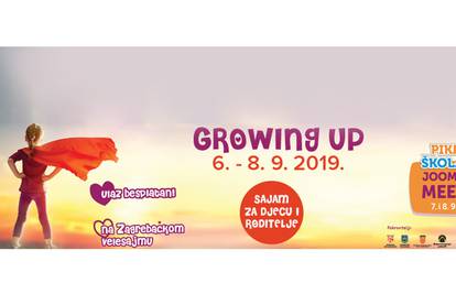 GROWING UP – veseli vikend! Svi  na Velesajam!