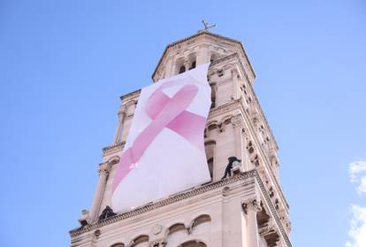 FOTO Dan ružičaste vrpce obilježen u Splitu i Šibeniku