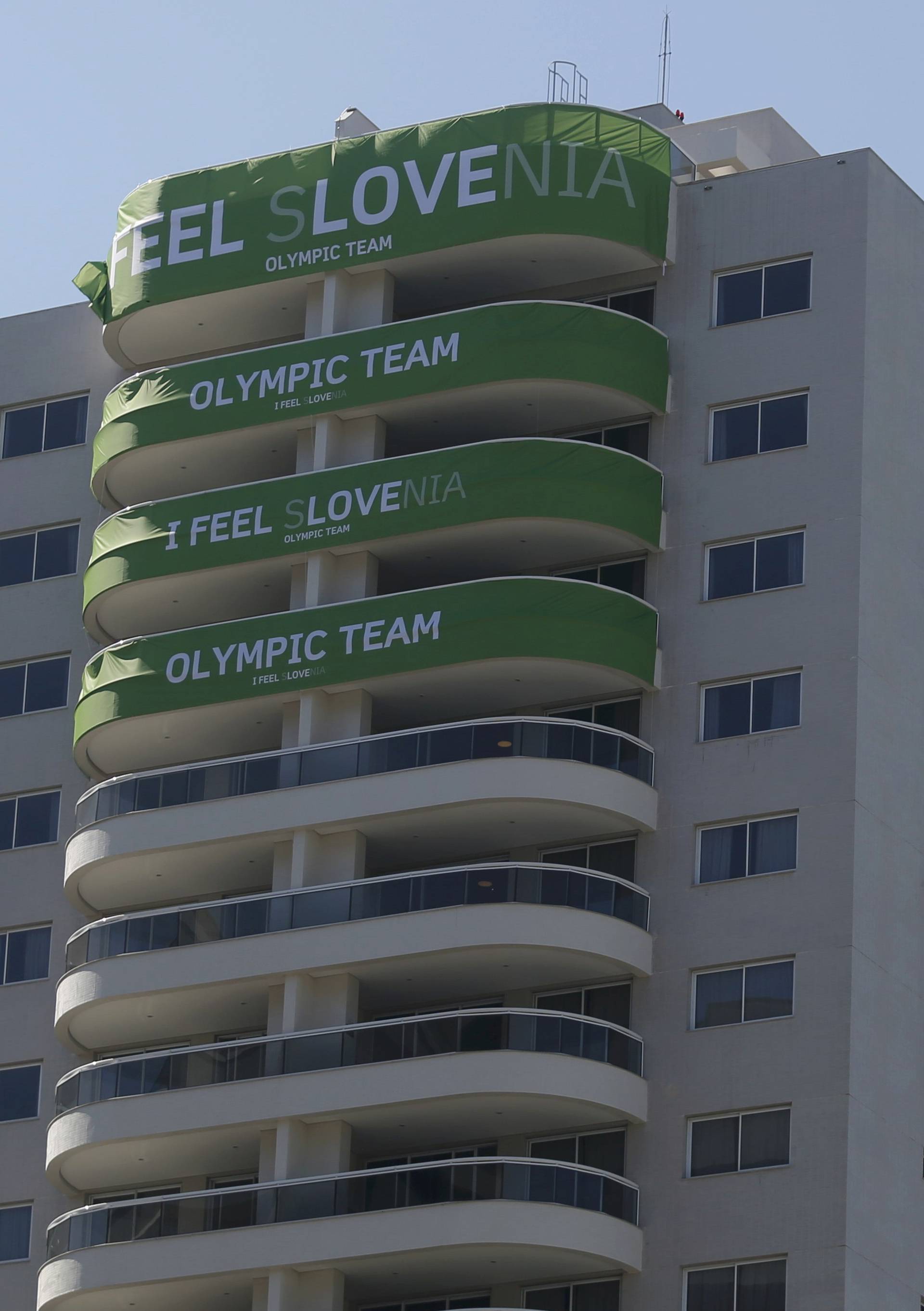 A view of one of the blocks of apartments where Slovenial's athletes are supposed to stay in Rio de Janeiro