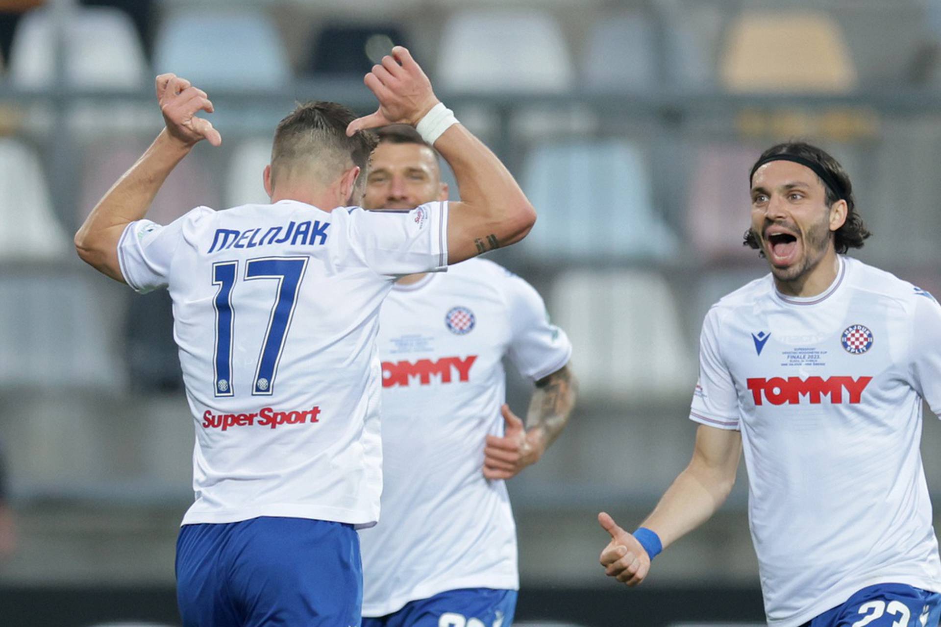 Finale SuperSport Hrvatskog nogometnog kupa između Hajduka i Šibenika