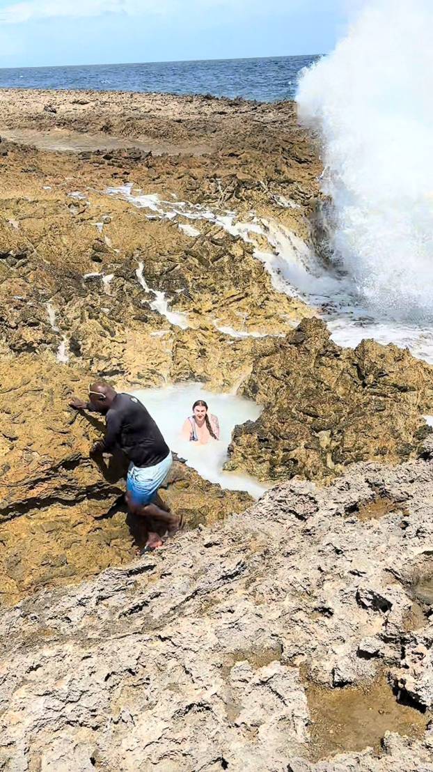 EXCLUSIVE: TikTok influencer nearly dies after almost getting swept to sea