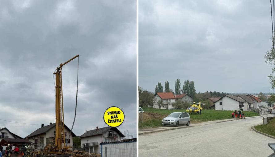 Tragedija na gradilištu u Samoboru: Pala dizalica, jedan čovjek poginuo, drugi ozlijeđen