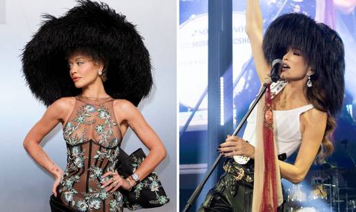 Kopira Severinu? Rita Ora na zabavi nakon Oscara 'furala' pernati &scaron;e&scaron;ir: Evo kako joj stoji