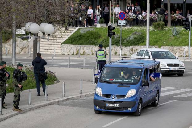 Split: Bad Blue Boysi u koloni stižu pred Poljud 