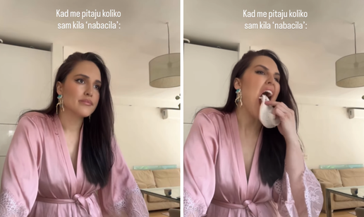 Lana Jur&ccaron;evi&cacute; pred porod: '&Scaron;to misli&scaron; koliko kila imam? 105!'