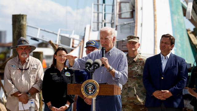 U.S. President Joe Biden visits Florida