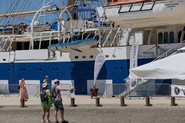 Zadar: Jedrenjak Royal Clipper na Pozdravu suncu