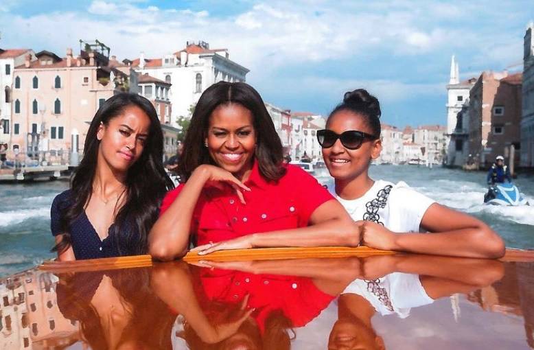 Uživa na putovanju: Michelle Obama odvela kćeri u Veneciju