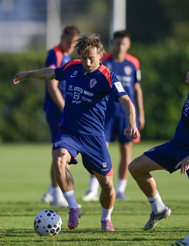 Zagreb: Trening hrvatske nogometne reprezentacije