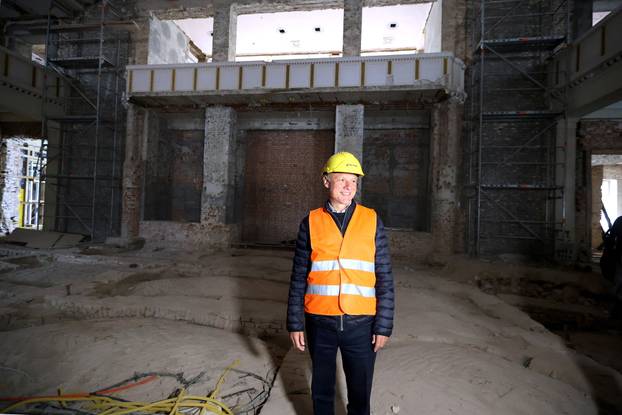 Zagreb: Gordan Jandroković obišao zgradu Hrvatskog sabora koja se obnavlja