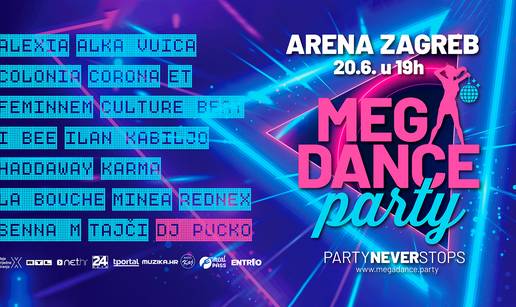 Spremamo se za najve&cacute;i eurodance spektakl godine: Mega Dance Party