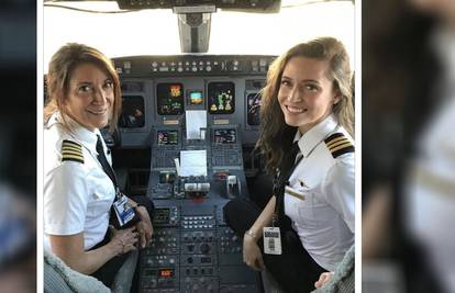 Samo ženska posada: Majka i kćer zajedno u pilotskoj kabini