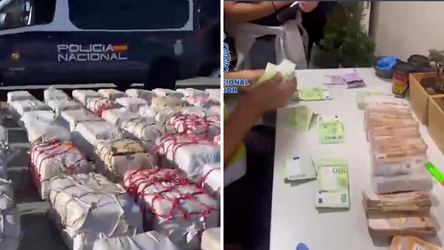 'Balkanski kartel' u Španjolskoj ostao bez 2,3 tone kokaina: Uzeli im i novac i luksuzni auto