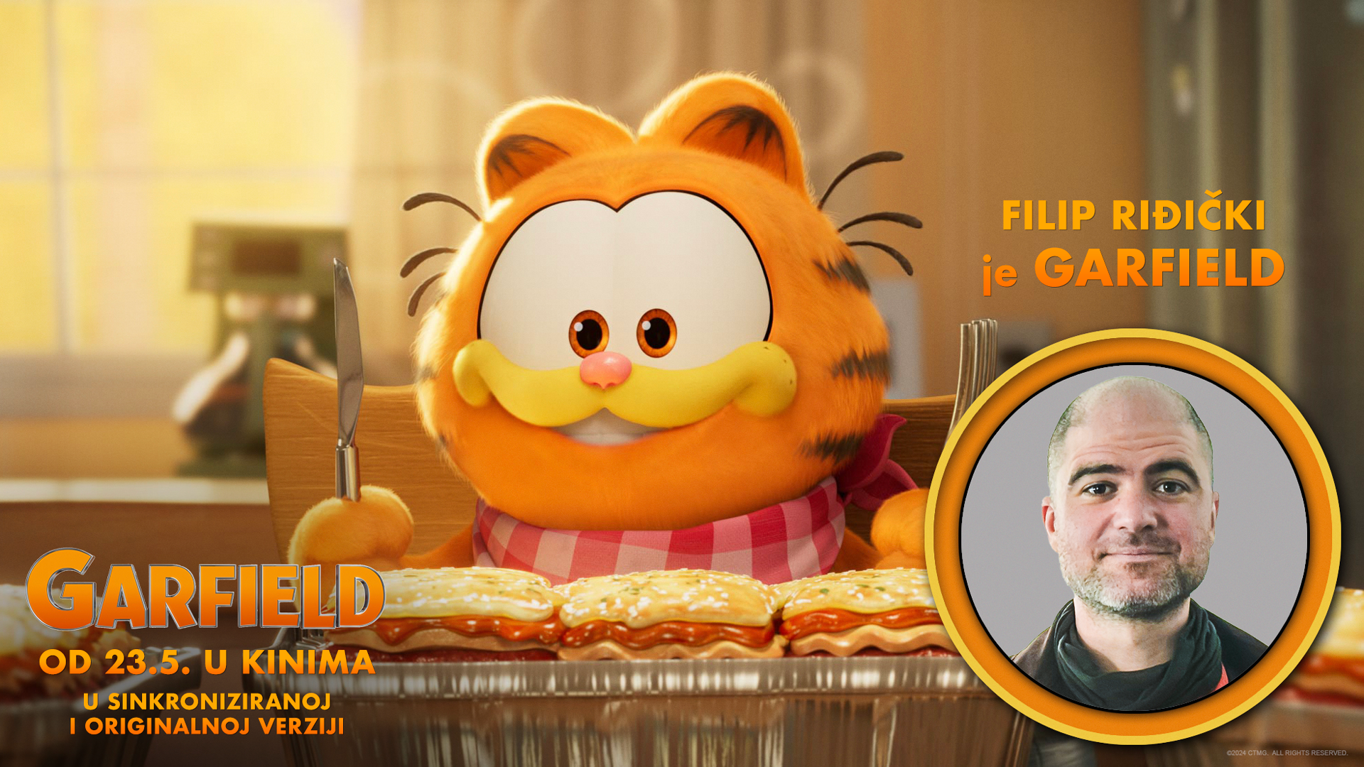 U kina stiže Garfield - Savršeni obiteljski film!