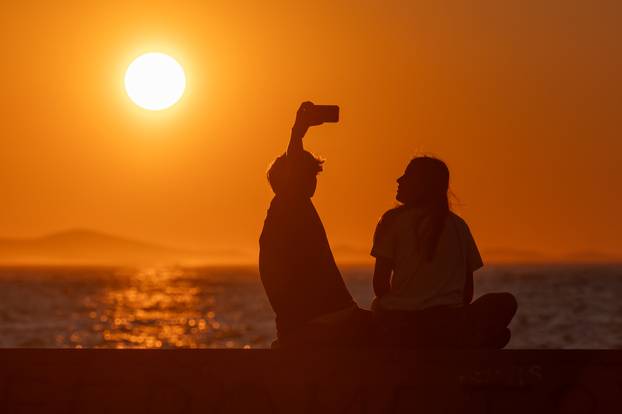 Zalazak sunca u Zadru