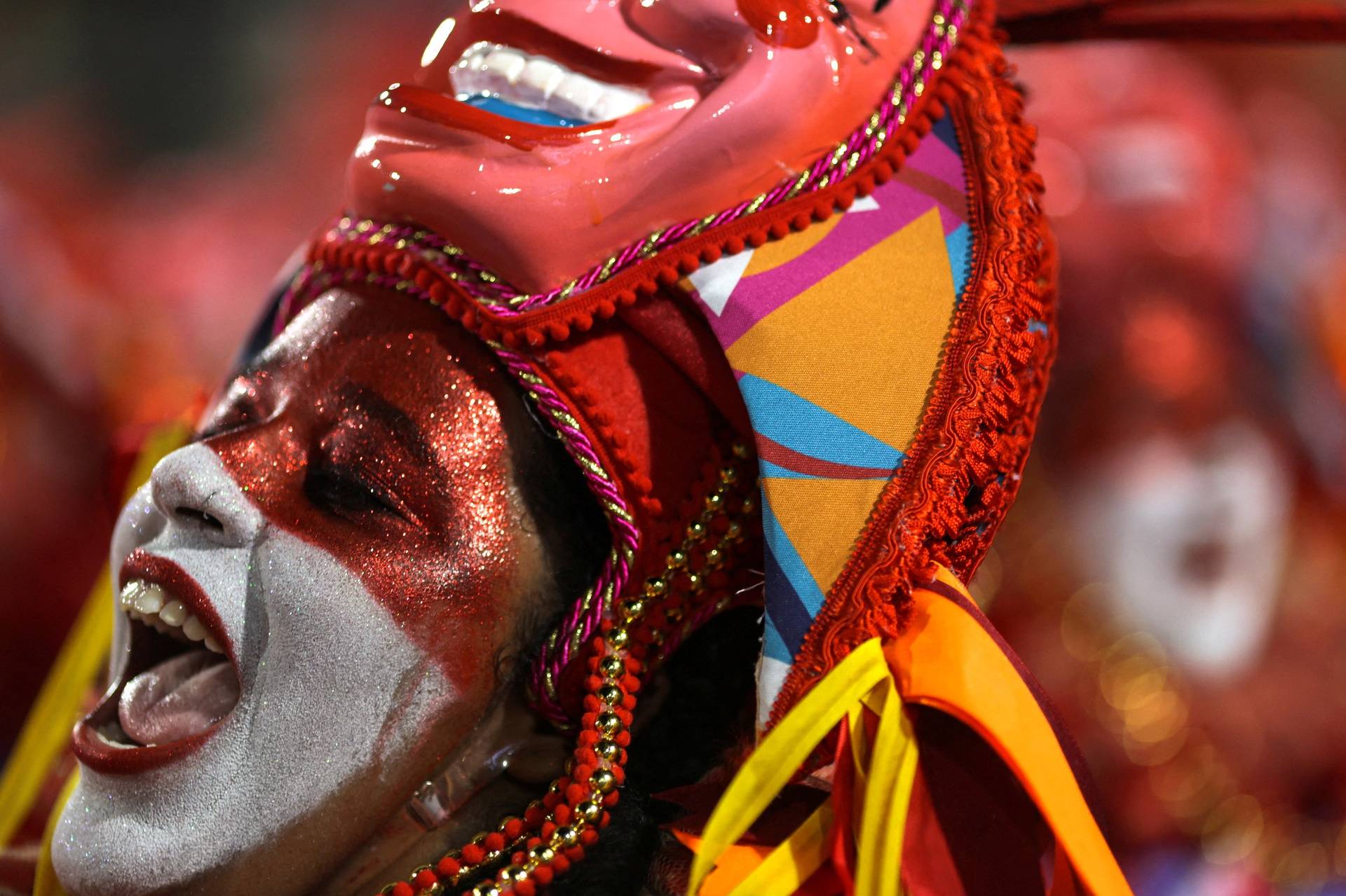 Carnival magic descends on Rio as second night of elite samba schools lights up the Sambadrome, in Rio de Janeiro