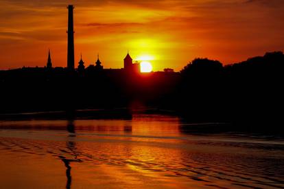 Zalazak sunaca u Osijeku