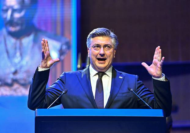 Zagreb: Govor Andreja Plenkovića na 20. Općem saboru HDZ-a u KD Vatroslav Lisinski