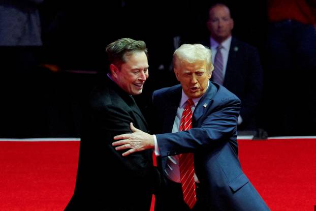 FILE PHOTO: U.S. President-elect Donald Trump holds rally in Washington