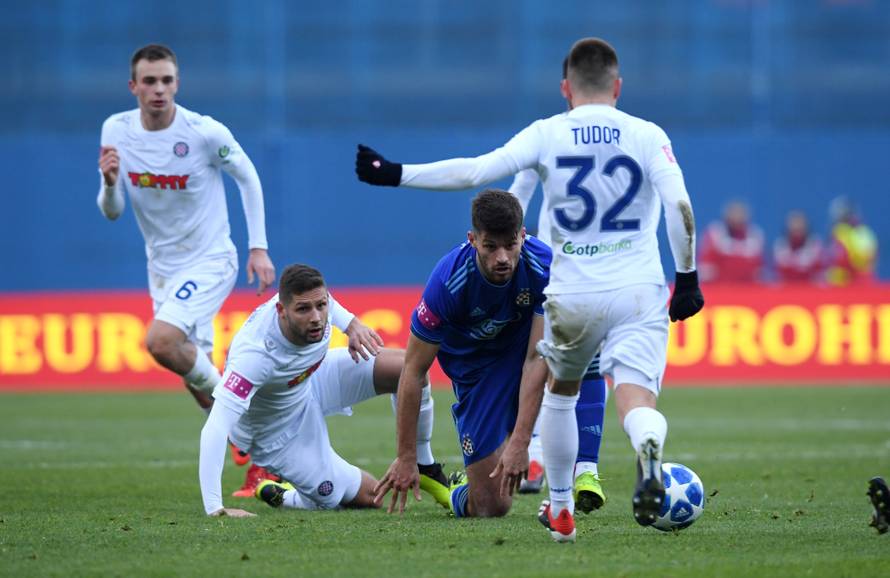Zagreb: Dinamo i Hajduk susreli se u 18. kolu HR Prve lige