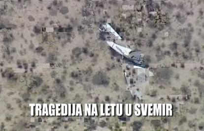 Srušila se Virginova letjelica za komercijalne letove u svemir