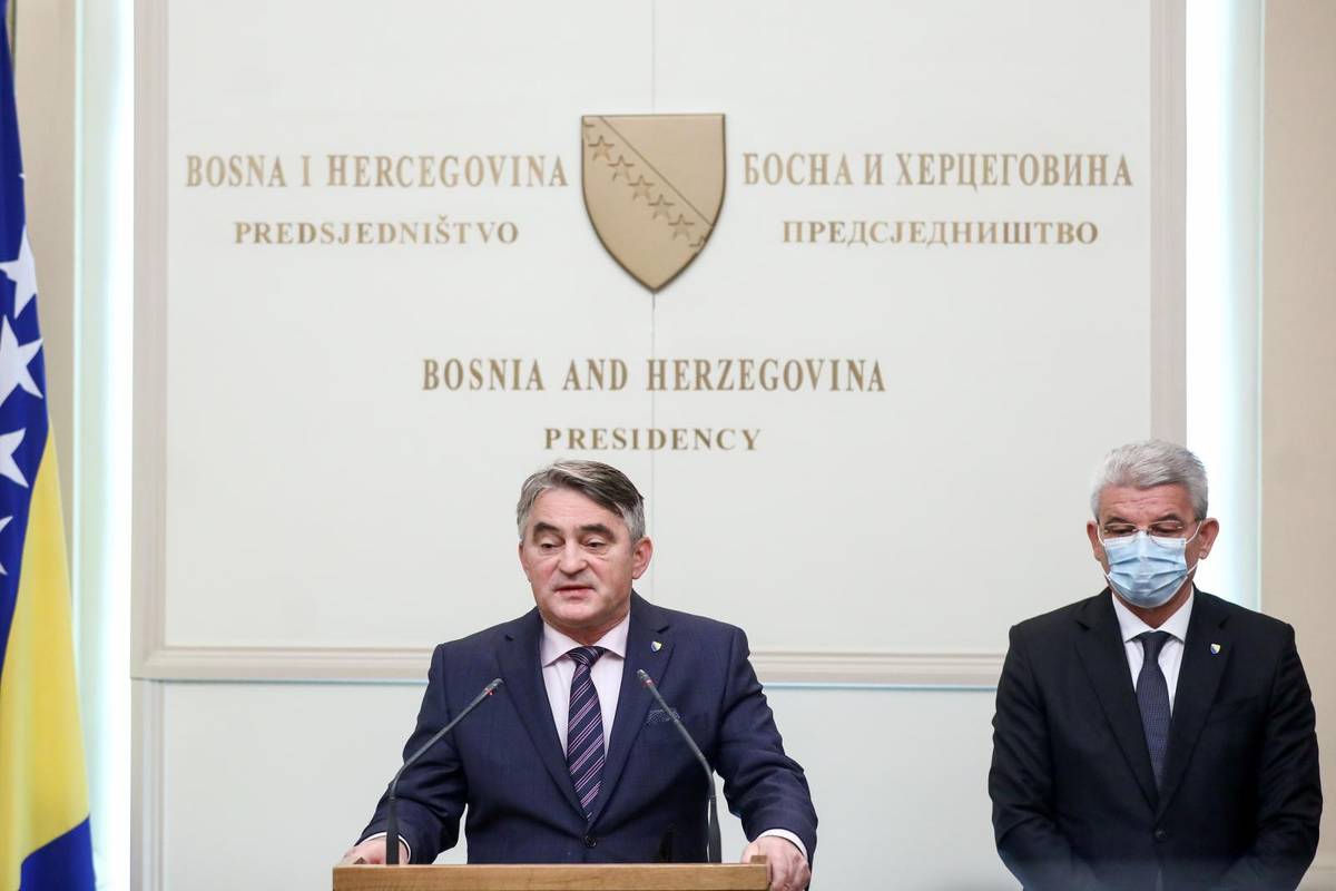 Džaferović i Komšić odbili susret s ruskim ministrom Lavrovom