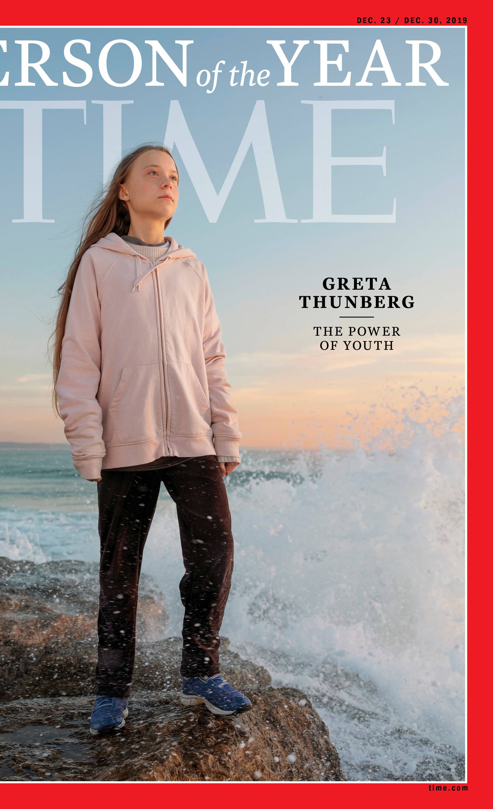 Time cover features Swedish teen climate activist Greta Thunberg named the magazine's Person of the Year for 2019