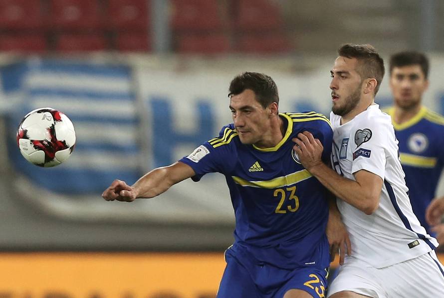 Football Soccer - Greece v Bosnia and Herzegovina - 2018 World Cup Qualifying European Zone