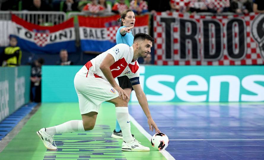Susret Hrvatske i Španjolske u polufinalu Europskog prvenstva u futsalu
