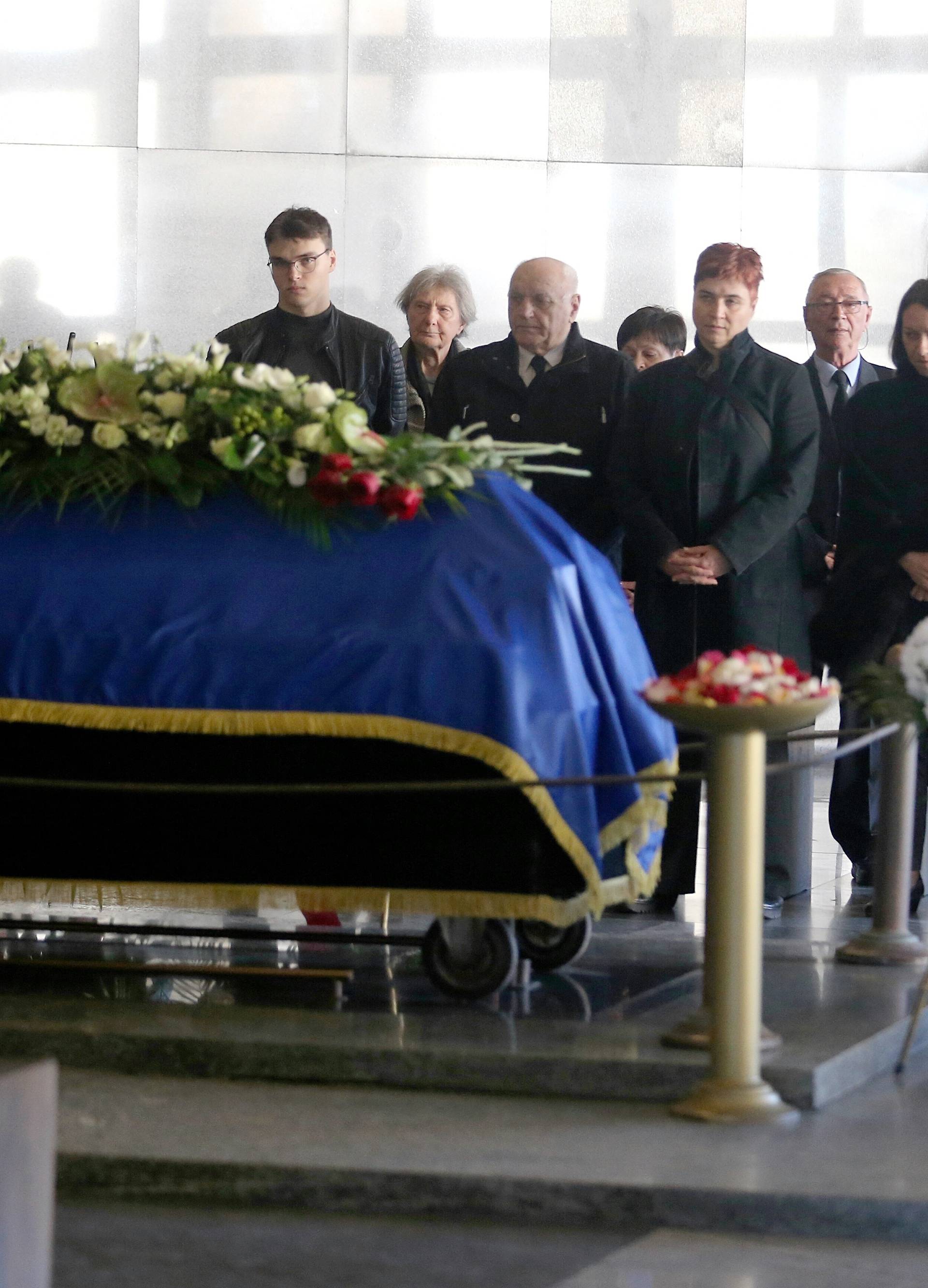 Zagreb: Posljedni ispraćaj Zdenke Vuckovic na krematoriju