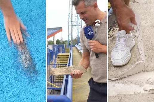 VIDEO MAKSIMIR SE RASPADA Norve&scaron;ki novinar &ccaron;upao cigle i pod: 'Pogledajte oronulu rupu'