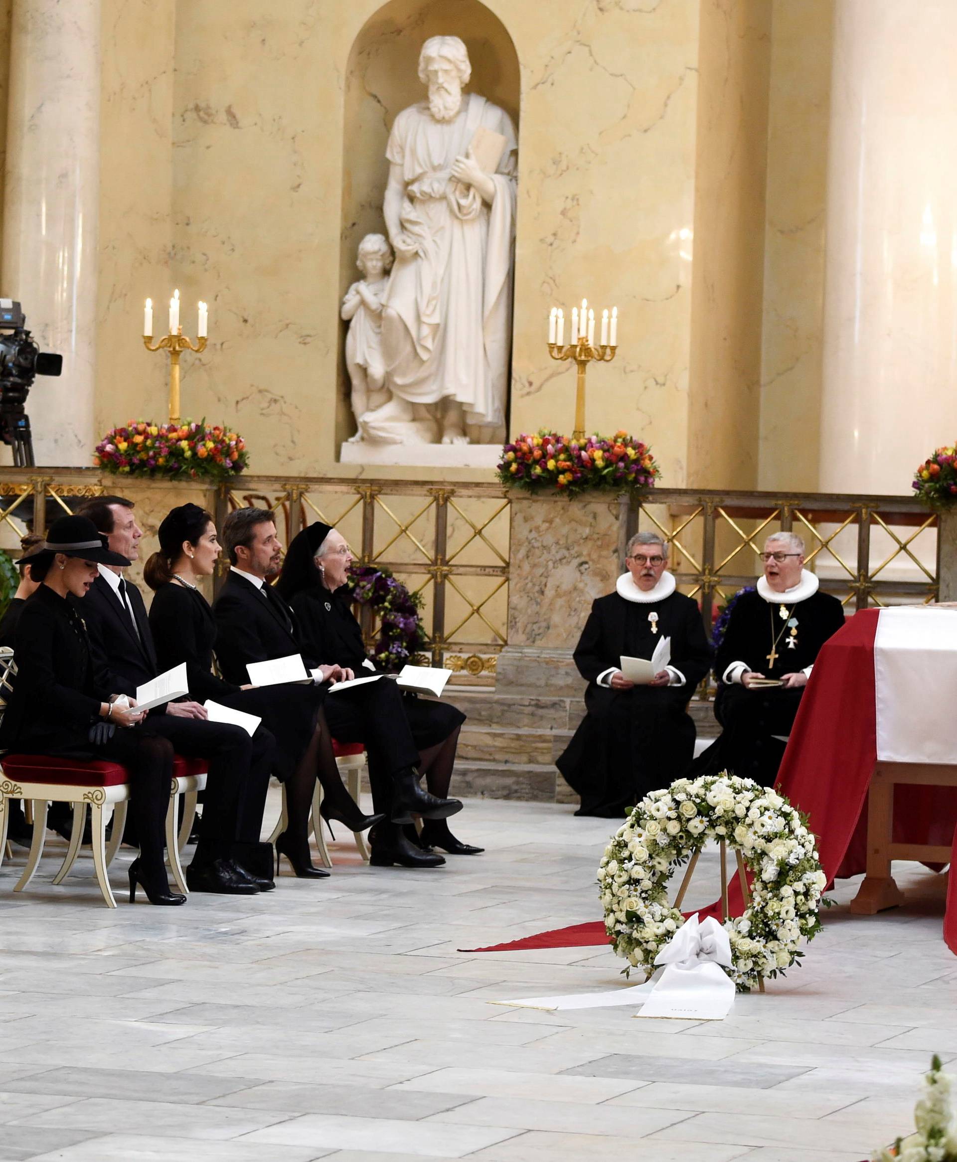 Prince Henrik's funeral in Copenhagen